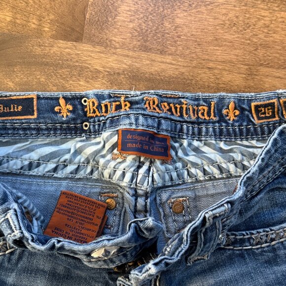 Ladies Rock Revival Capris - 'Julie' - Picture 2 of 4